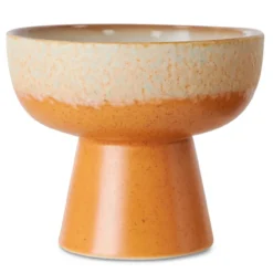 Servies 70s ceramics tapas schaal op voet S dunes