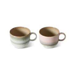 Servies 70's Ceramics thee mok nova - set van 2