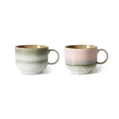 Servies 70's Ceramics thee mok nova - set van 2