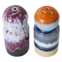 Servies 70's Ceramics zout - en peperstel stargaze