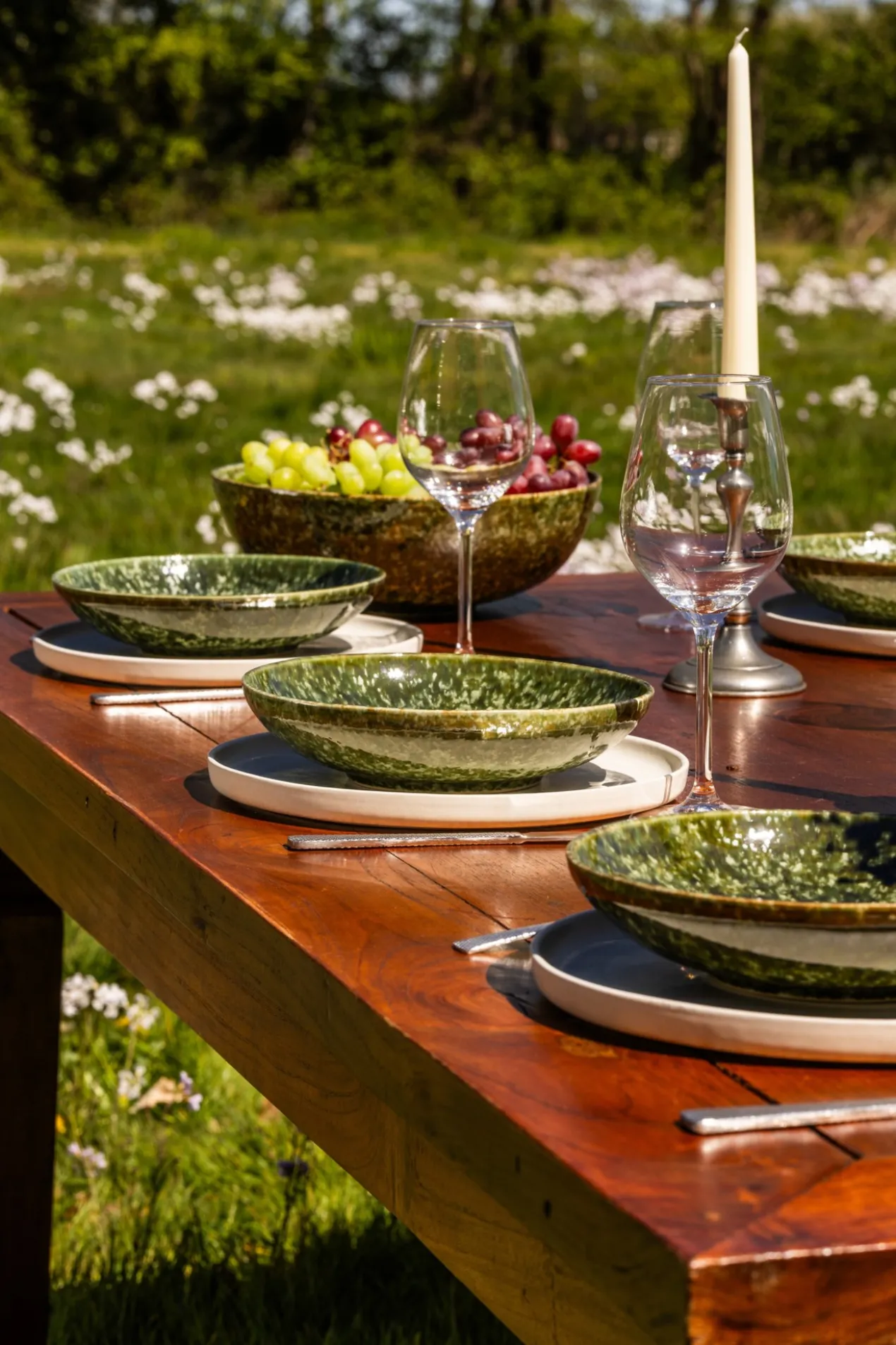 Serviesset Dreamy Ivory & Forest Meadow - 2 personen