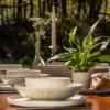 Serviesset Dreamy Ivory & Limestone Valley - 2 personen