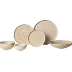 Serviesset Dreamy Ivory & Limestone Valley - 2 personen