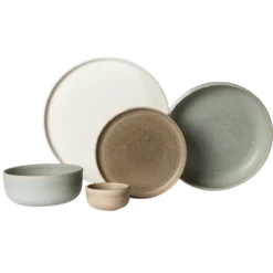 Serviesset Dreamy Ivory & Ocean Breeze - 2 personen