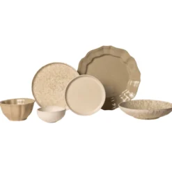 Serviesset Wild Olive & Limestone Valley - 2 personen