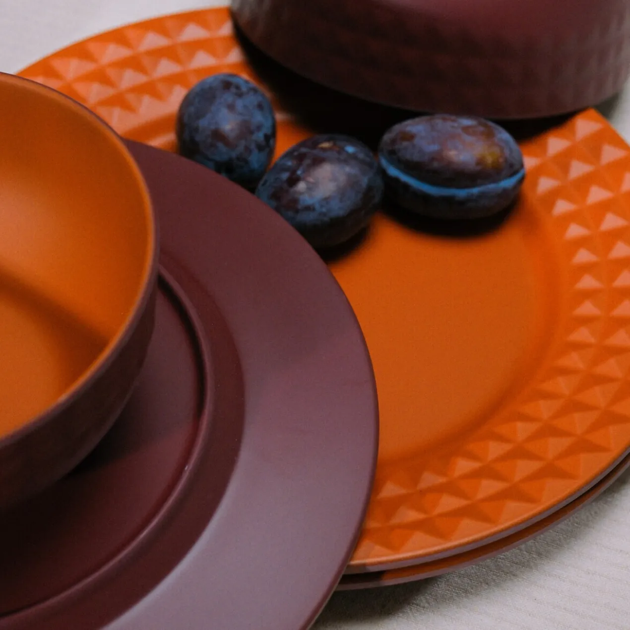 Servies Viva melamine terra - set van 12