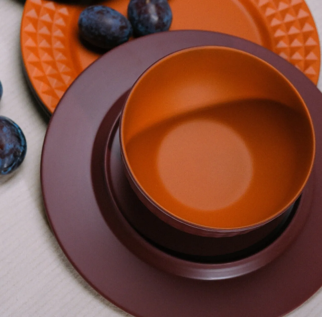 Servies Viva melamine terra - set van 12