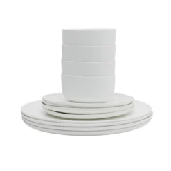 Servies White Base - set van 12