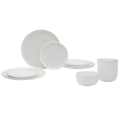 Servies White Base - set van 12