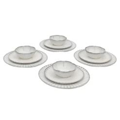 Servies White Inku - set van 12