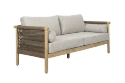 Set outdoor oasis (sofa + coffee table + 2 lounge chair )