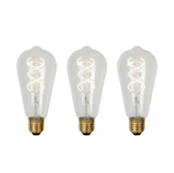 SET - 3X EDISON SPIRAAL HELDER