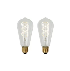 SET - 2X EDISON SPIRAAL HELDER