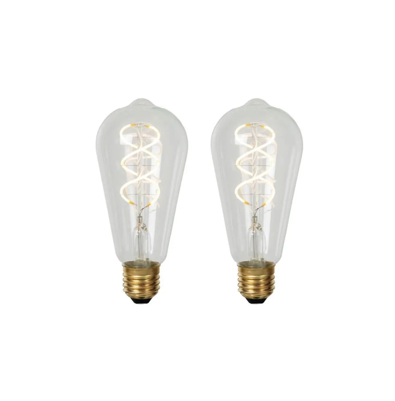 SET - 2X EDISON SPIRAAL HELDER