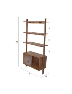Shelf rise walnut