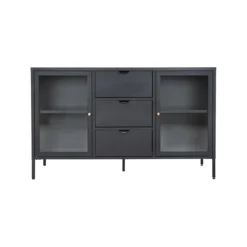 Sideboard James metaal Zwart