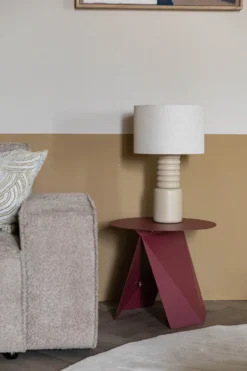 Side table foldy marsala