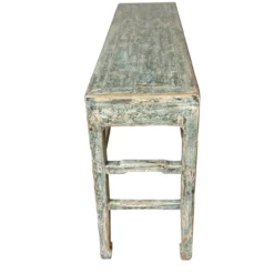 Sidetable grijs/blauw uniek