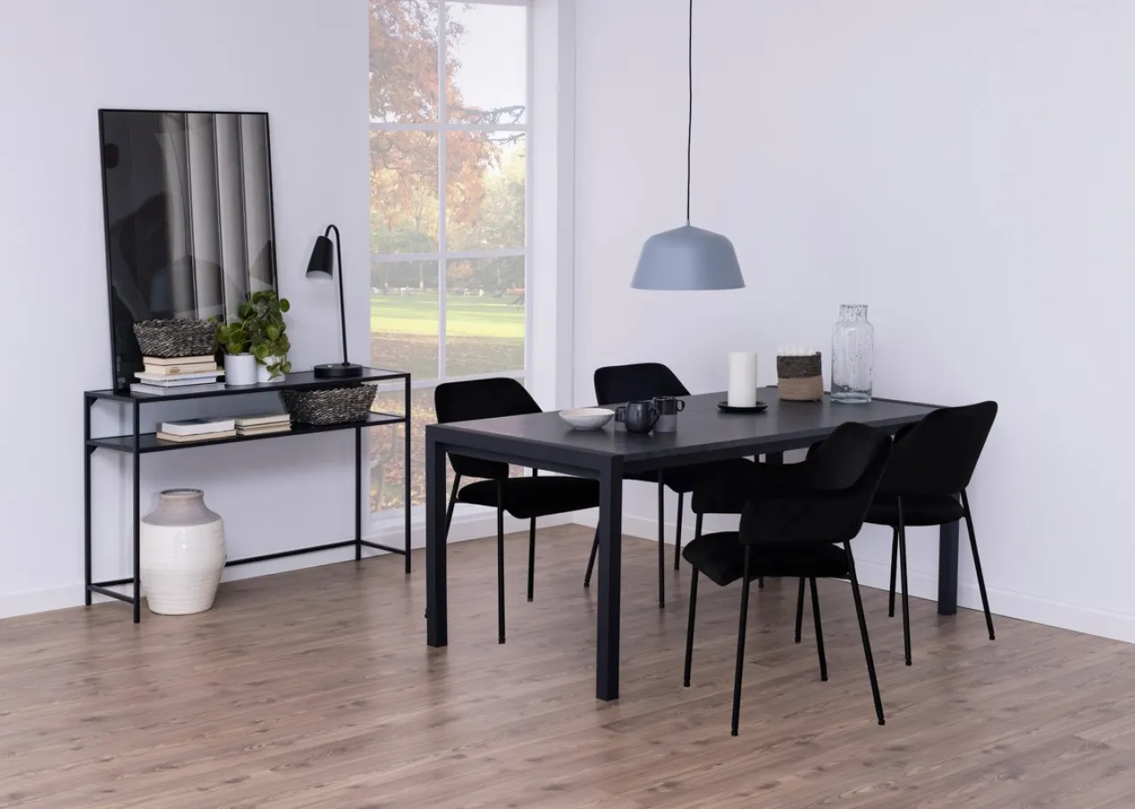 Sidetable Vic hout Zwart