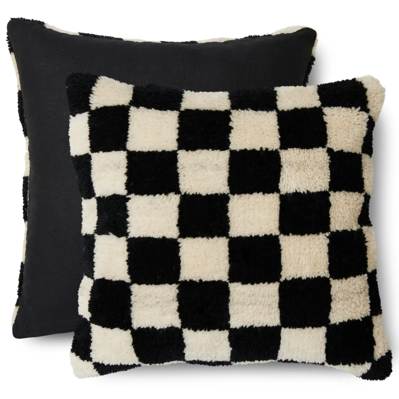 Sierkussen Black White Statement 50x50 cm
