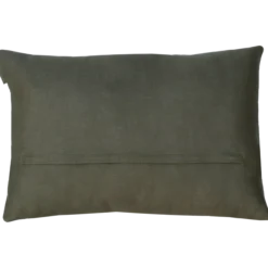 Sierkussen bohemian olijf ecru 57x38 cm