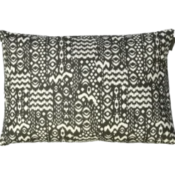 Sierkussen bohemian olijf ecru 57x38 cm