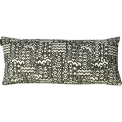 Sierkussen bohemian olijf ecru 66x33 cm