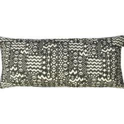 Sierkussen bohemian olijf ecru 66x33 cm