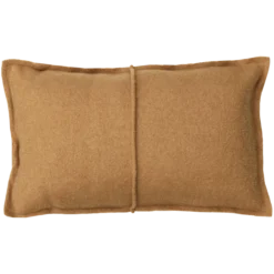 Sierkussen boiled wool naad mocha mousse 59x40 cm