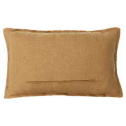 Sierkussen boiled wool naad mocha mousse 59x40 cm