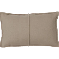 Sierkussen boiled wool naad zand 58x37 cm