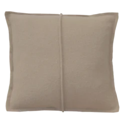 Sierkussen boiled wool naad zand 49x49 cm