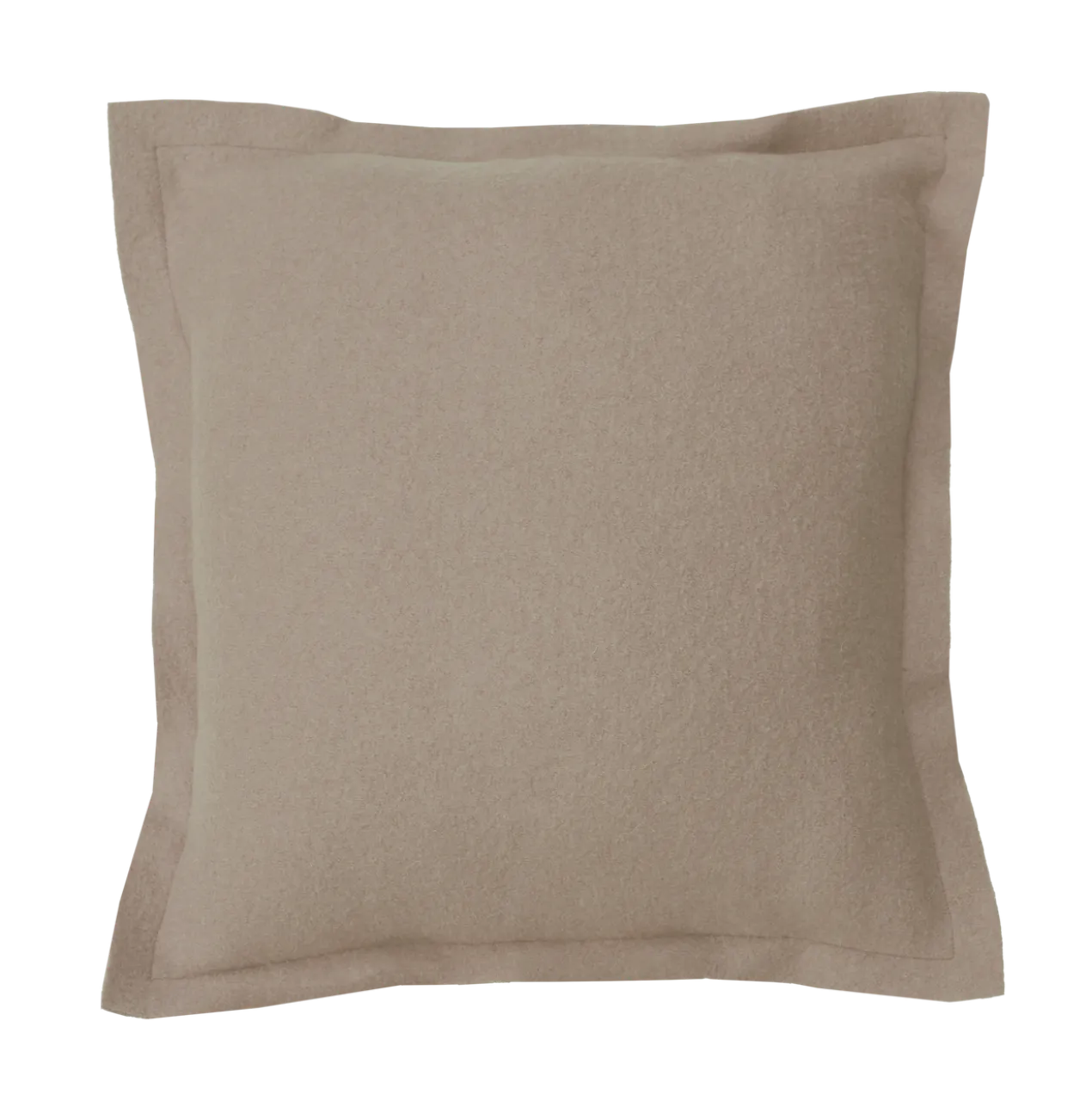 Sierkussen boiled wool zand 53x53 cm