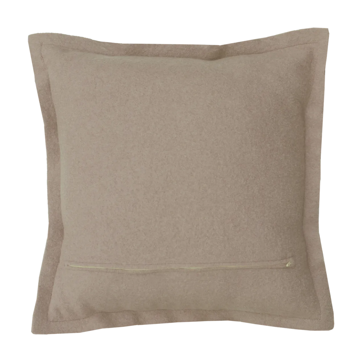 Sierkussen boiled wool zand 53x53 cm