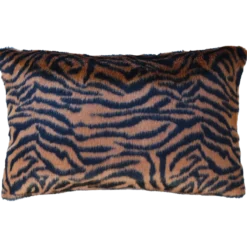 Sierkussen bont tijger 56x37 cm