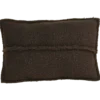 Sierkussen bouclé naad dark chocolate 37x57 cm