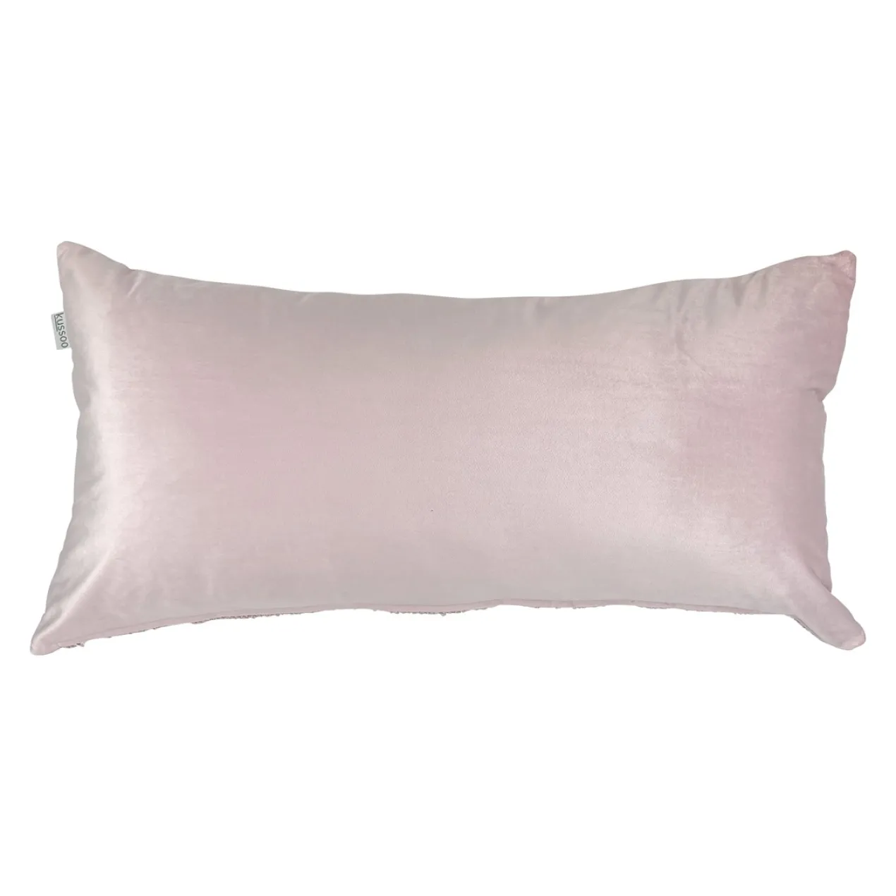 Sierkussen Bouclé roze 40x80 cm