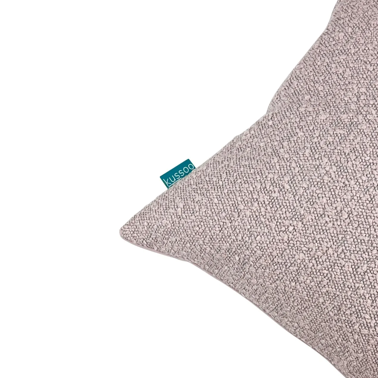 Sierkussen Bouclé roze 40x80 cm