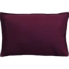 Sierkussen canvas aubergine 57x38 cm