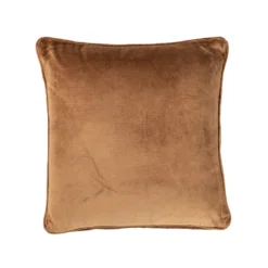 Sierkussen Cord piping velours mocca macha 45x45 cm