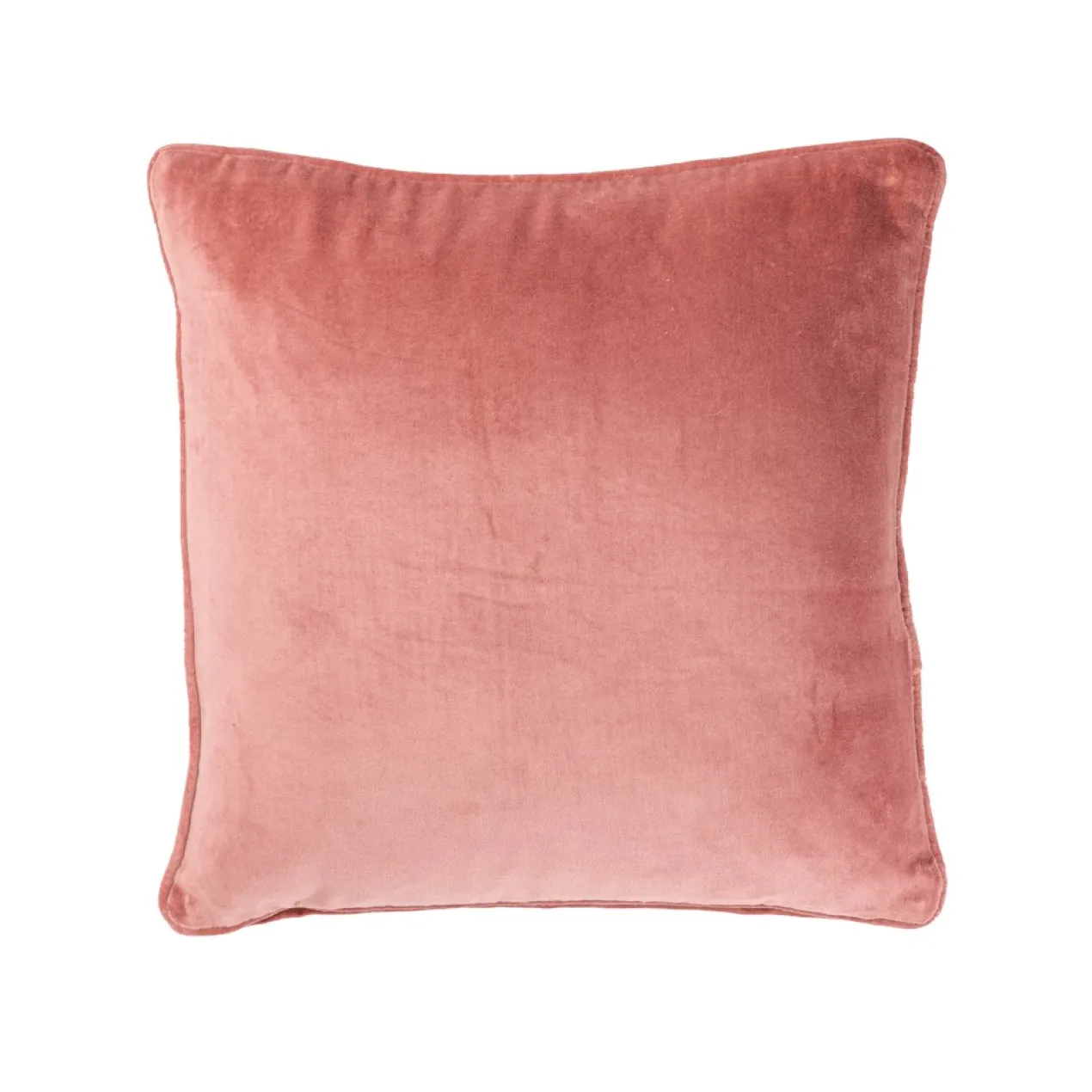 Sierkussen Cord piping velours mineral 45x45 cm