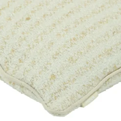 Sierkussen cottonlinnenmix natural stripe 50x50 cm