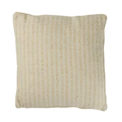 Sierkussen cottonlinnenmix natural stripe 50x50 cm