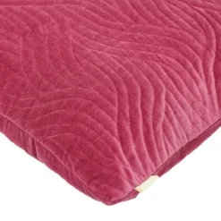 Sierkussen Curve velours blushpink 50x50 cm