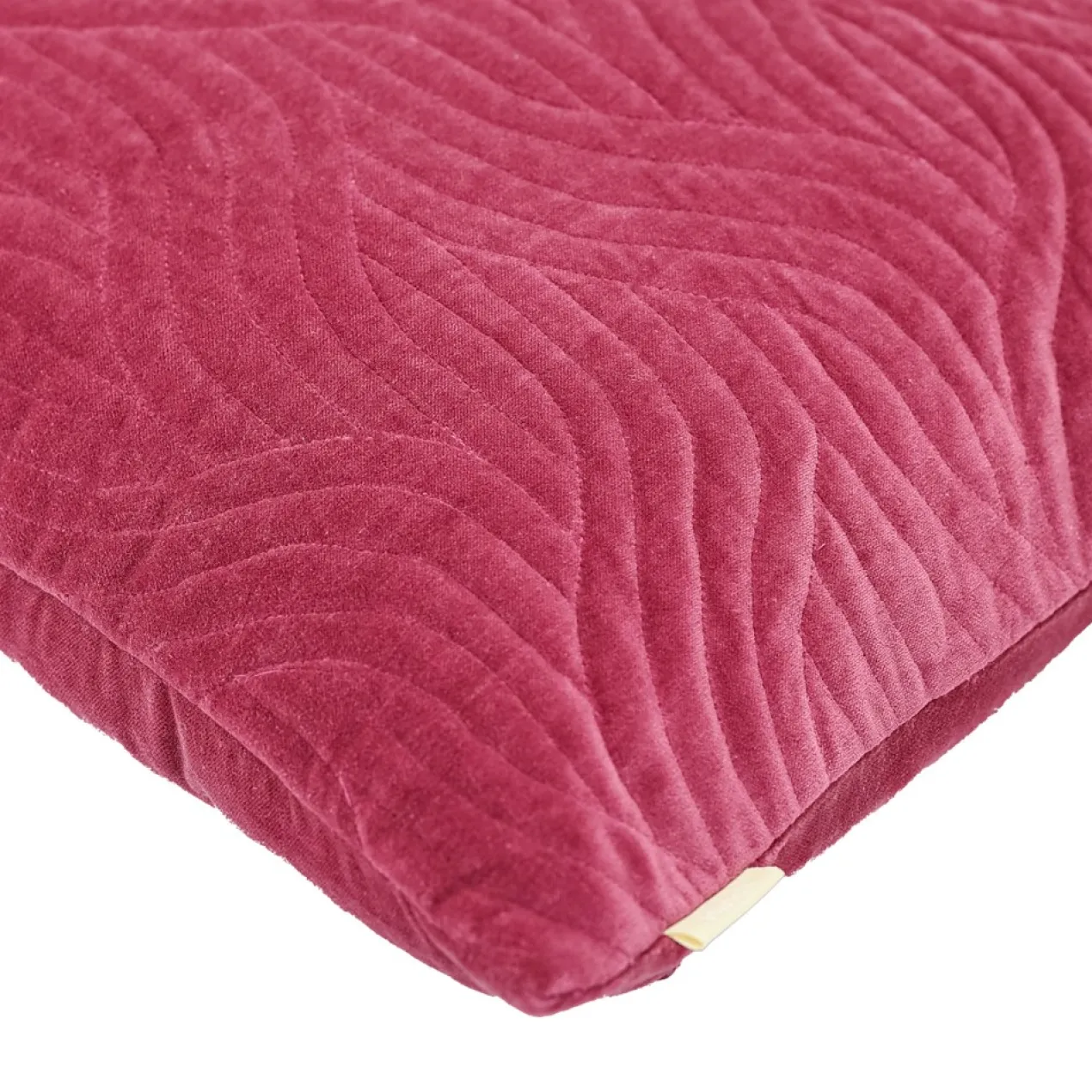 Sierkussen Curve velours blushpink 50x50 cm