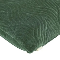 Sierkussen Curve velours cadmium 50x50 cm