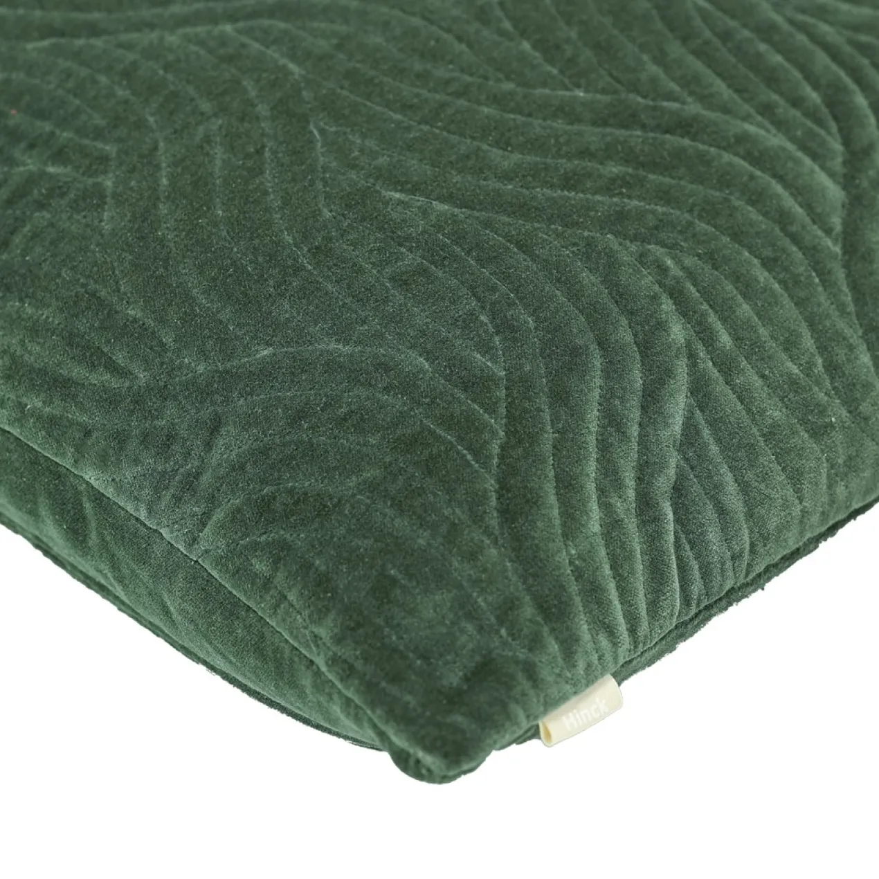 Sierkussen Curve velours cadmium 50x50 cm