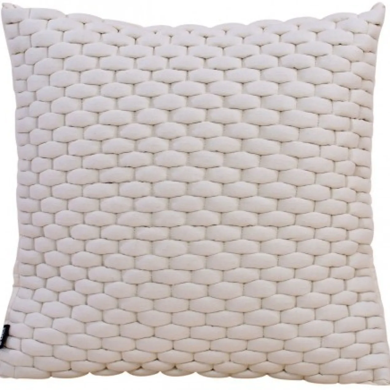 Sierkussen 3D weave 60X60CM Off-white