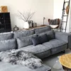 Sierkussen 3D weave 30x70 off white