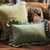 Sierkussen felt mint